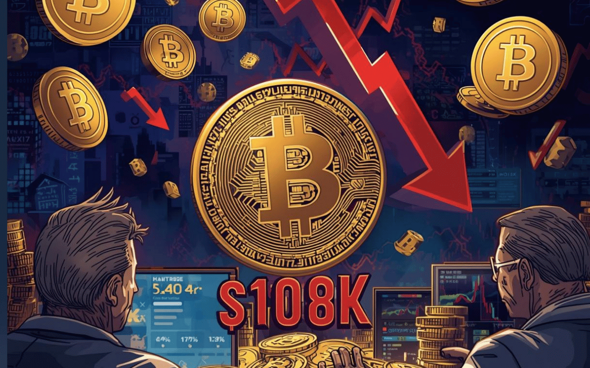 How & Why Bitcoin Slipped Below $108K as Sellers Retake the Crypto Market