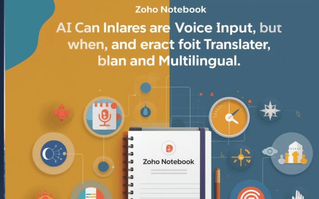 Meet Your Smartest Note-Taker Yet: Zoho Notebook’s AI Upgrades Bring Voice, Translation & Multilingual Power