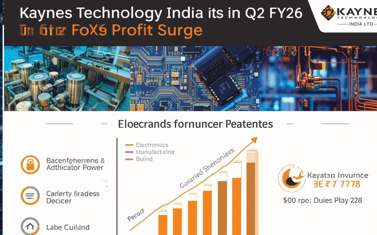 Electronics Maker Kaynes Technology India Ltd. Doubles Profit in Q2 FY26 — Here's What’s Powering the Surge