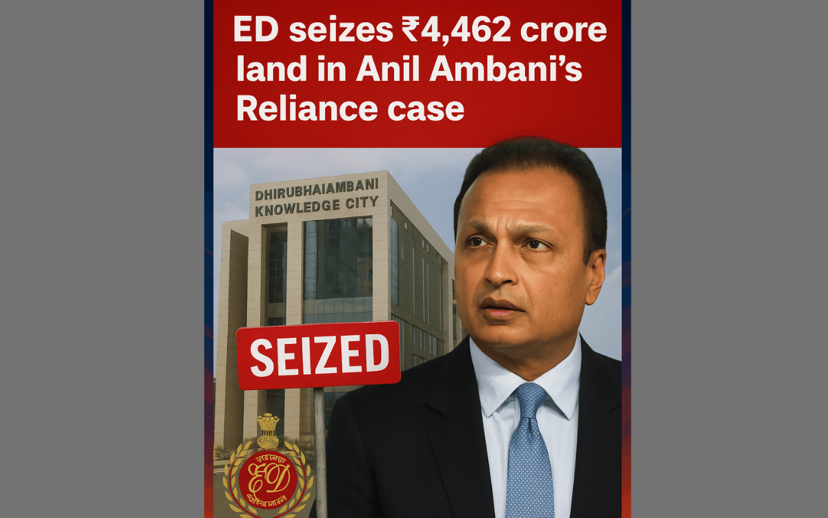ED seizes Anil Ambani property,